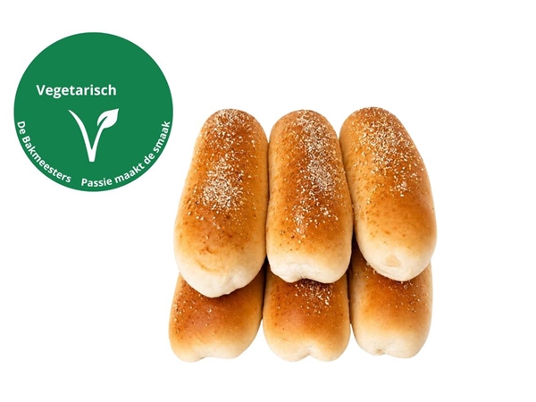 Worstenbroodjes vegetarisch&nbsp;per 6 verpakt