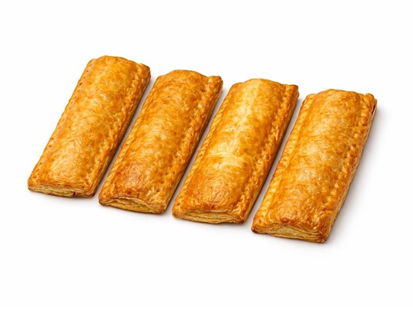 Saucijzenbroodjes&nbsp;per 4 verpakt
